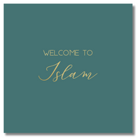 Luxury Foiled Greeting Card - Welcome to Islam