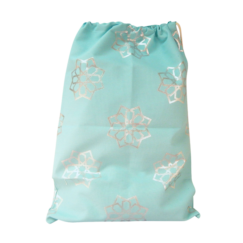 Luxury Eid Sack - Blue & Silver Foil
