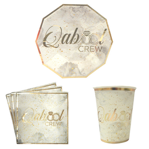 Qabool Hai Party Pack - Grey & Gold