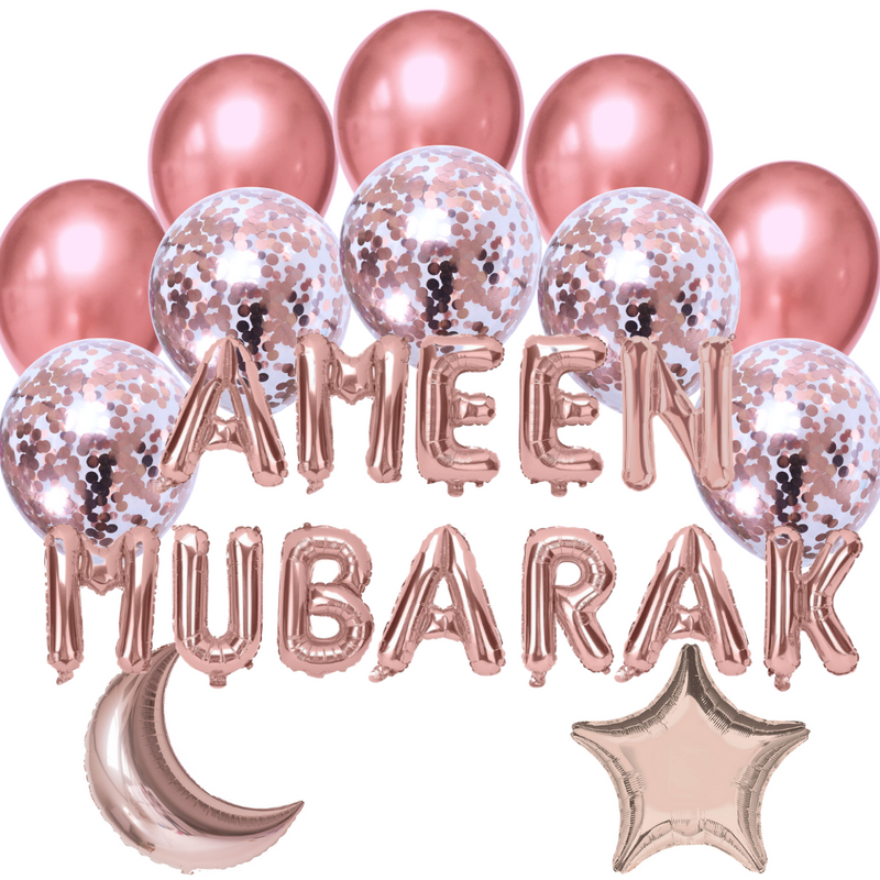 Balloon Bundle - Ameen - Rose Gold