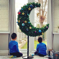 Eid Moon Tree Bundle - Green with Star & Skirt