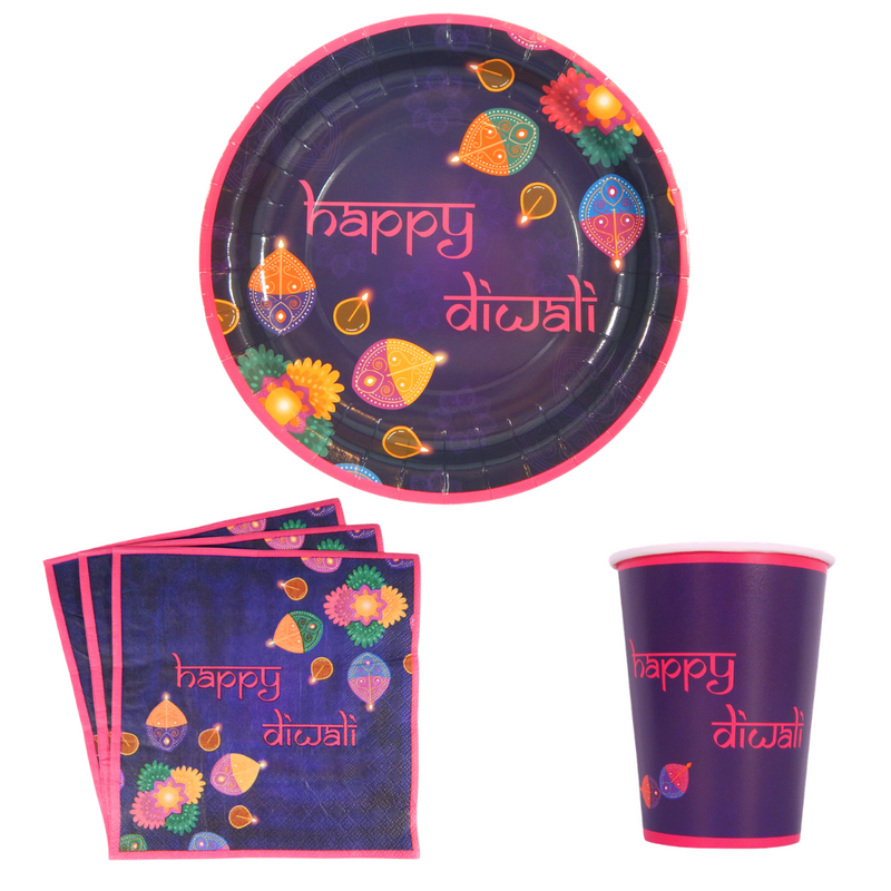 Diwali Party Pack - Purple & Pink