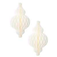 Lantern Honeycombs (2pk) - Cream