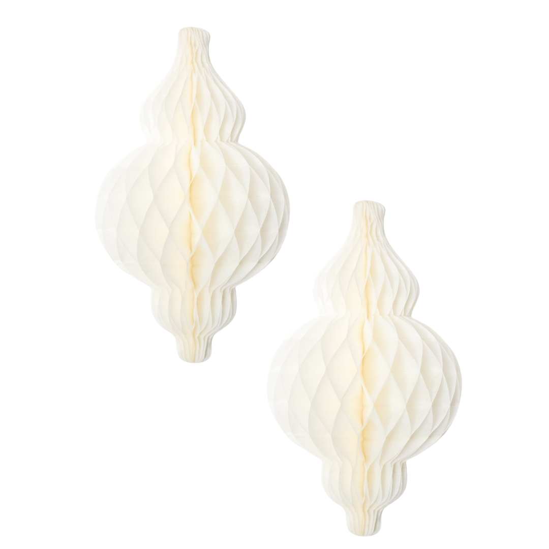 Lantern Honeycombs (2pk) - Cream