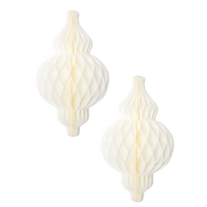 Lantern Honeycombs (2pk) - Cream