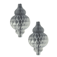 Lantern Honeycombs (2pk) - Grey