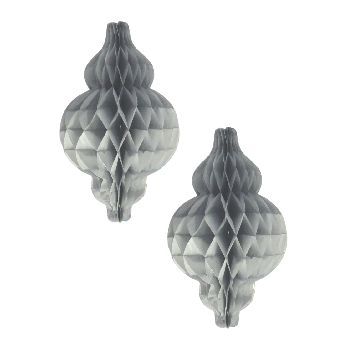 Lantern Honeycombs (2pk) - Grey