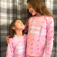 Dreaming of Jannah Kids Pyjamas - Purple & Pink (1-2yrs)