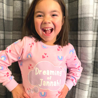 Dreaming of Jannah Kids Pyjamas - Purple & Pink (3-4yrs)