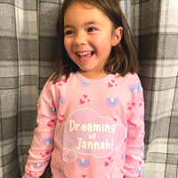 Dreaming of Jannah Kids Pyjamas - Purple & Pink (6-7yrs)
