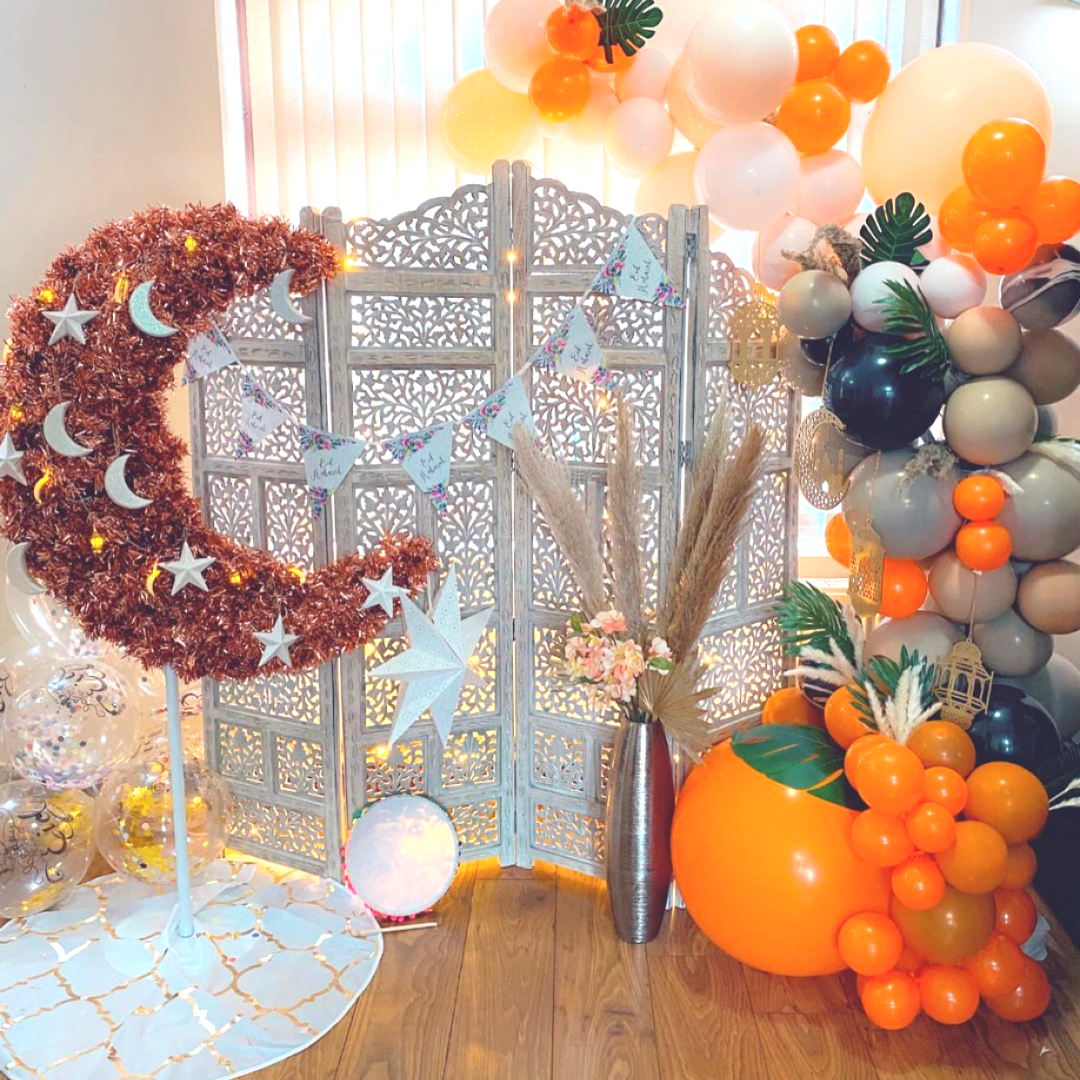 Eid Moon Tree Bundle - Rose Gold with Star & Skirt