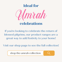 Party In A Box - Umrah - Cream & Black