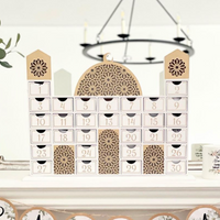 Ramadan Mosque Calendar & Chocolates (30pk) - Blue